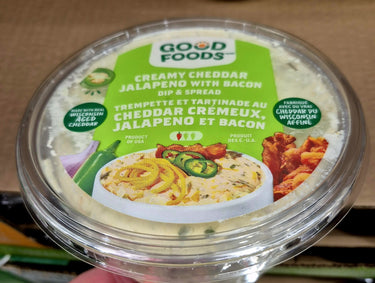 Good Foods Cheddar Jalapeno Bacon Dip - 1 x 680 Grams